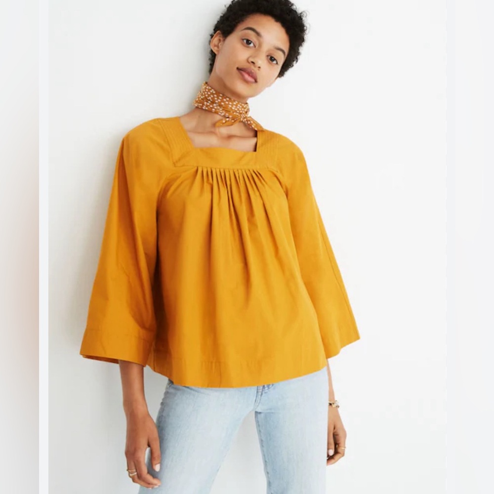 Madewell Square-Neck Top size M